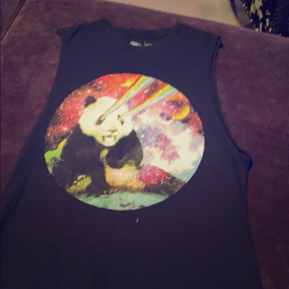Panda Sleeveless T-Shirt
